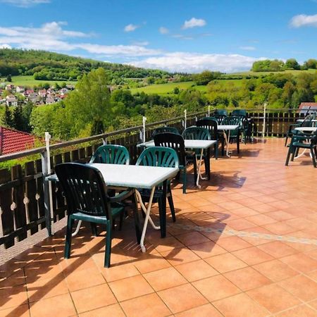 Cafe Pension Sonnenkanzel Staatsbad Brückenau Eksteriør billede