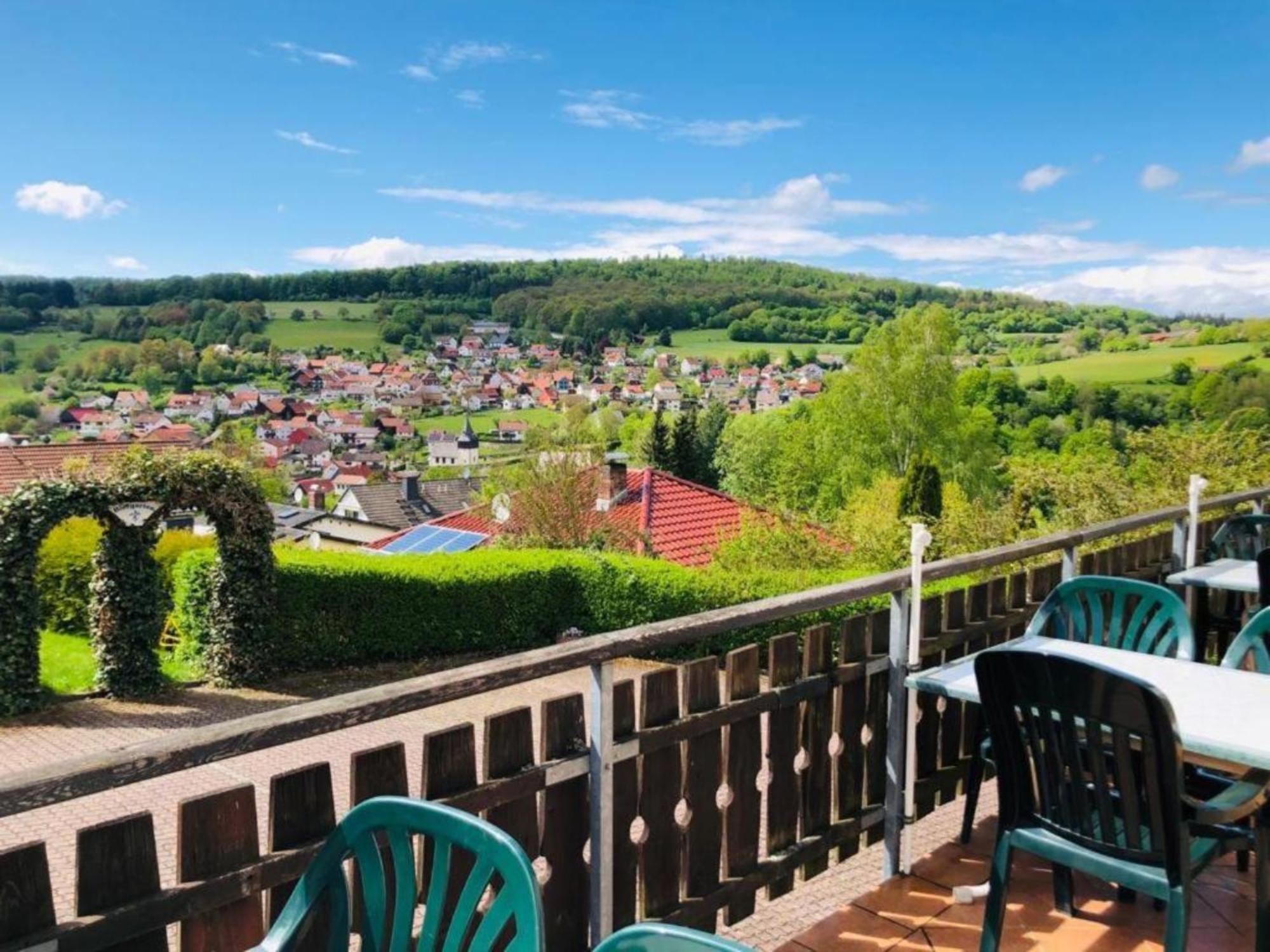 Cafe Pension Sonnenkanzel Staatsbad Brückenau Eksteriør billede