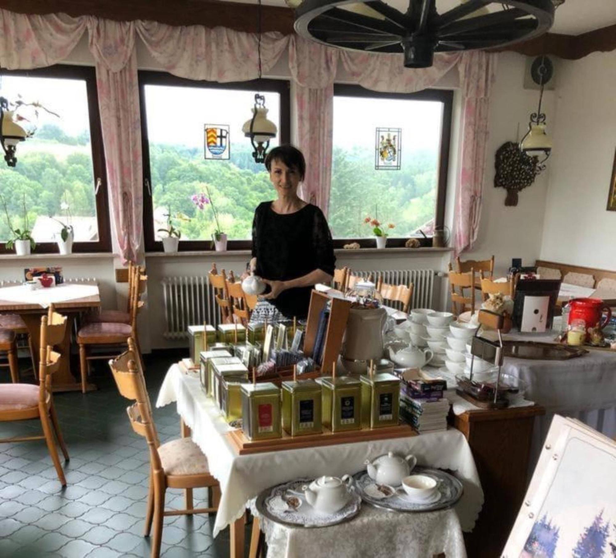 Cafe Pension Sonnenkanzel Staatsbad Brückenau Eksteriør billede