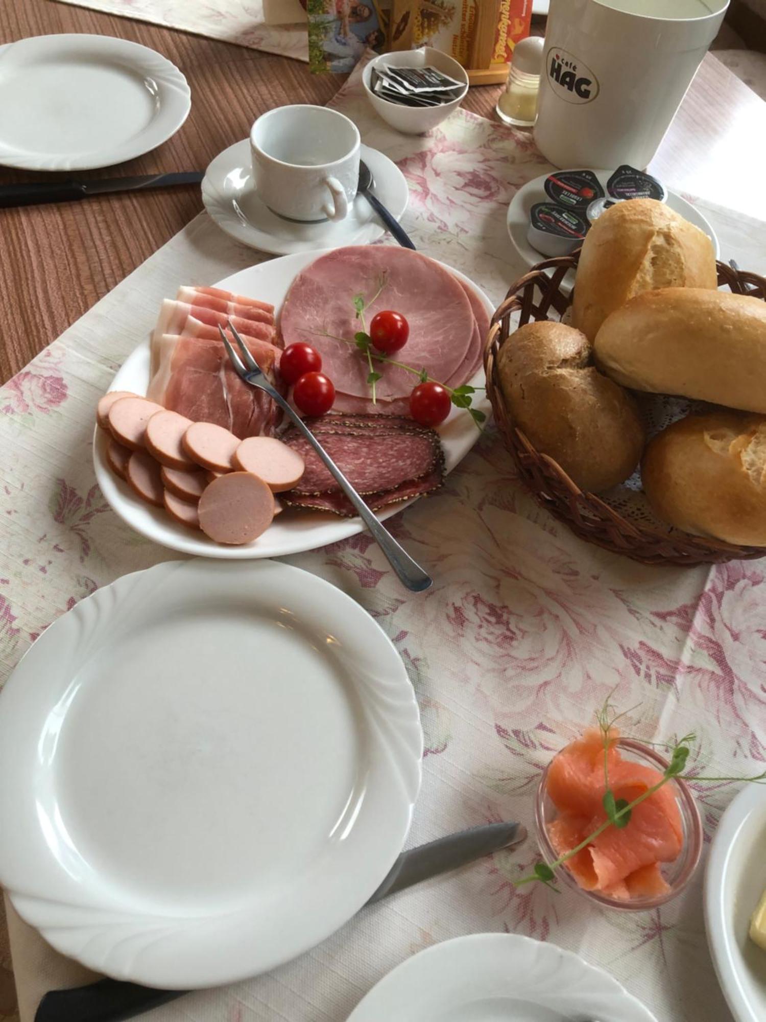 Cafe Pension Sonnenkanzel Staatsbad Brückenau Eksteriør billede