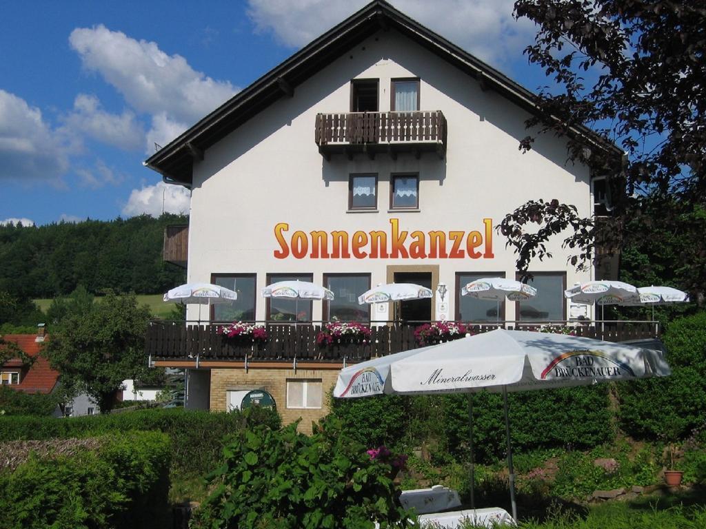 Cafe Pension Sonnenkanzel Staatsbad Brückenau Eksteriør billede